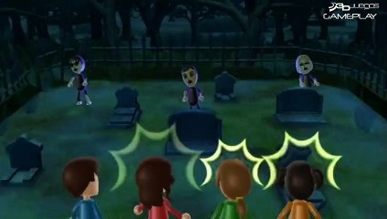 Wii Party: Gameplay: ¡Huye de los zombis!