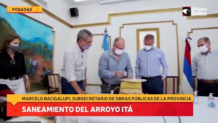 Saneamiento del arroyo Itá