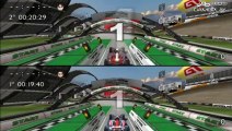 TrackMania: Gameplay: Duelo a pantalla partida