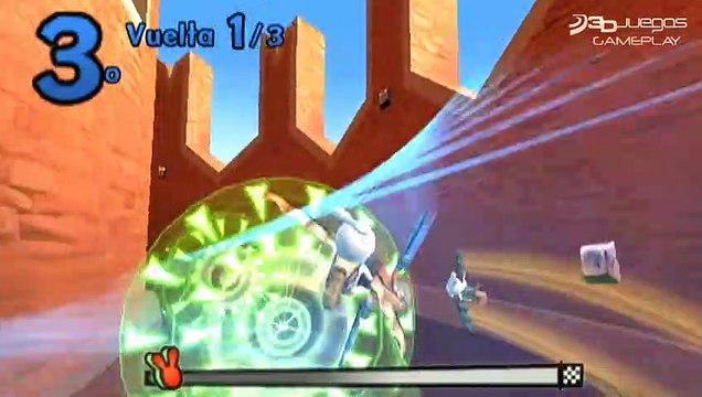 Raving Rabbids Regreso al Pasado: Gameplay: Rabbids Planeadores