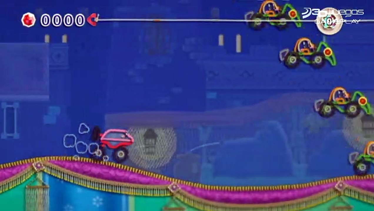 Kirby's Epic Yarn: Gameplay: ¡A todo hilo!