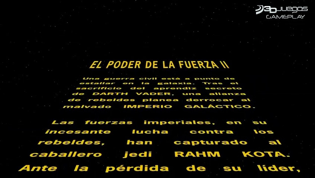 Star Wars El Poder de la Fuerza 2: Gameplay: Introducción