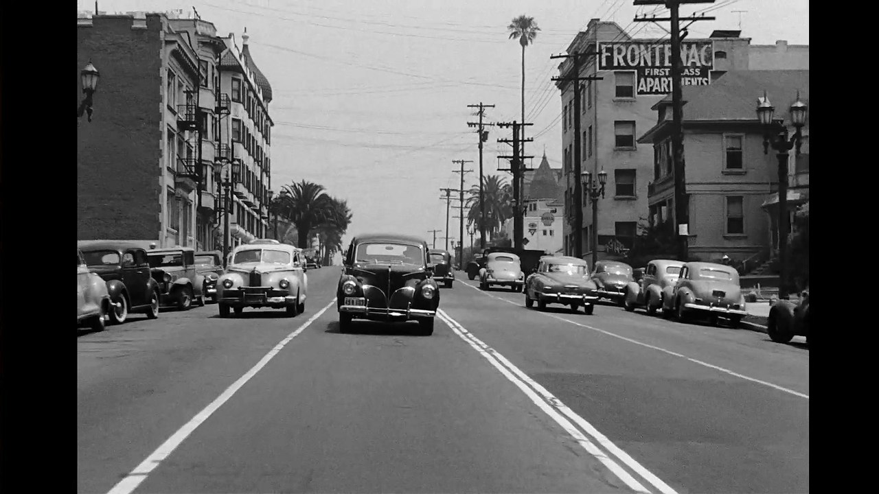 A drive through Bunker Hill in 1940s
