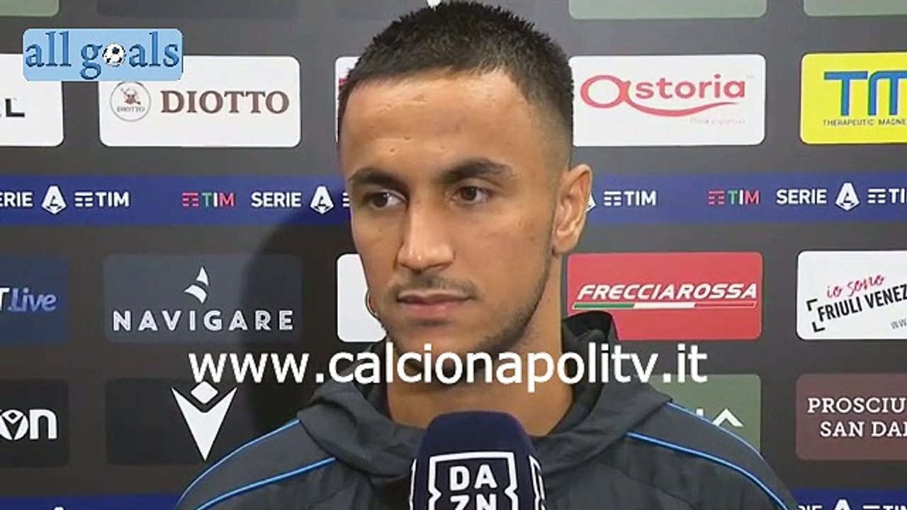 Udinese-Napoli 0-4 20/9/21 intervista pre-partita Adam Ounas