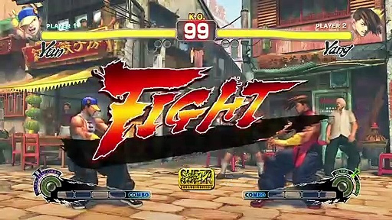 Super Street Fighter IV Arcade: Gameplay oficial: Yung Vs Yang