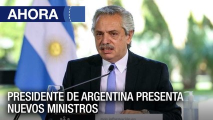 Alberto Fernández presenta su nuevo equipo de ministros en #Argentina - #20Sep - Ahora