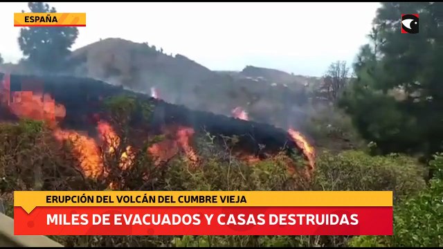 Miles de evacuados y casas destruidas