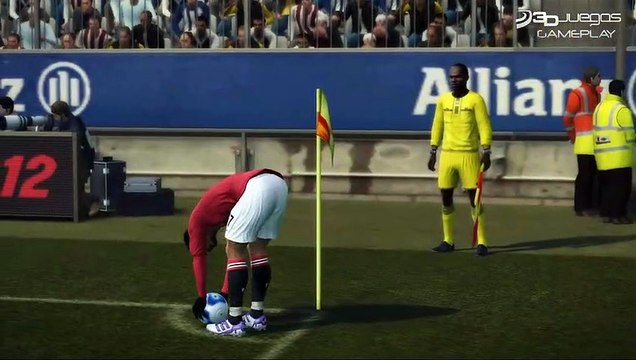 PES 2012: Gameplay: Derby de Manchester