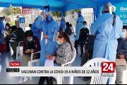 Tacna: Minsa señala que no autorizó vacunación a menores de 12 sin comorbilidades