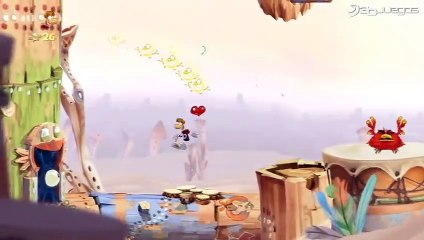 Rayman Origins: Gameplay: De Rebote en Rebote