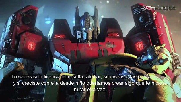 Transformers La Caída de Cybertron: Creando el primer Trailer Cinemático