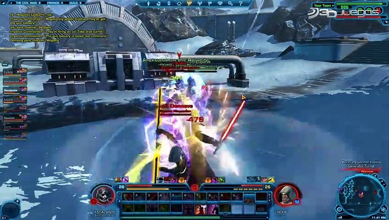 Star Wars The Old Republic: Gameplay: Batalla por Alderaan PVP
