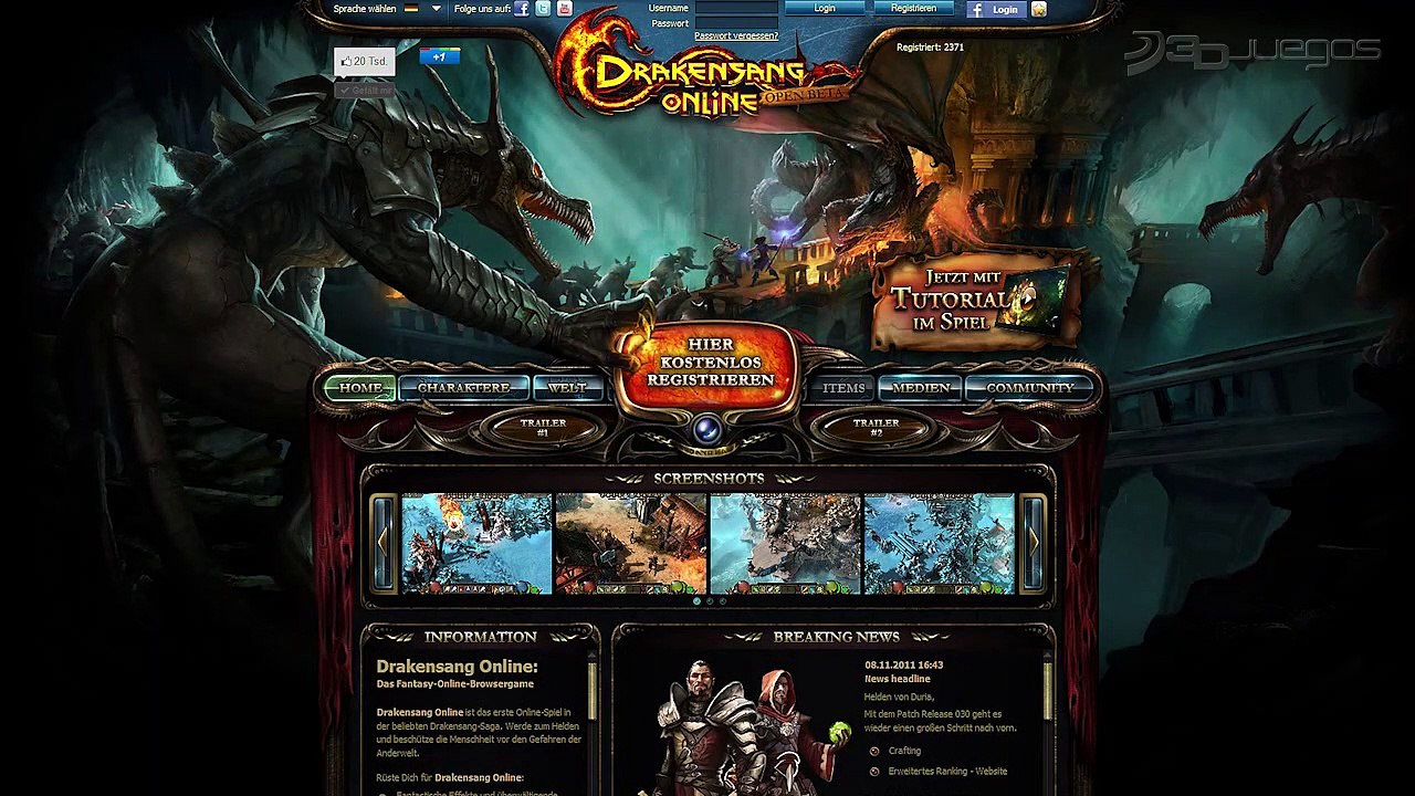 Drakensang Online: Tutorial 1