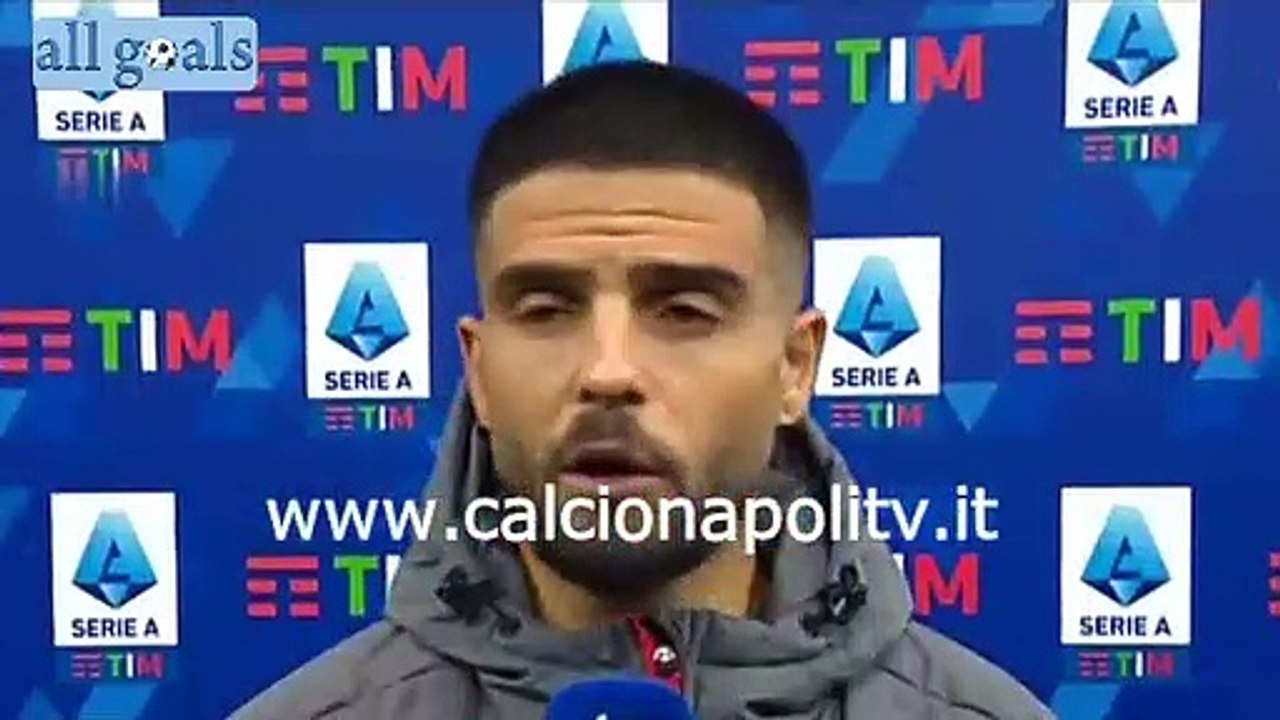 Udinese-Napoli 0-4 20/9/21 intervista post-partita Lorenzo Insigne