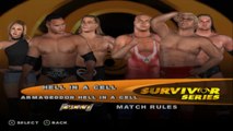 WWE SvR Stacy Keibler vs The Rock vs Shawn Michaels vs Kurt Angle vs Ric Flair vs Triple H