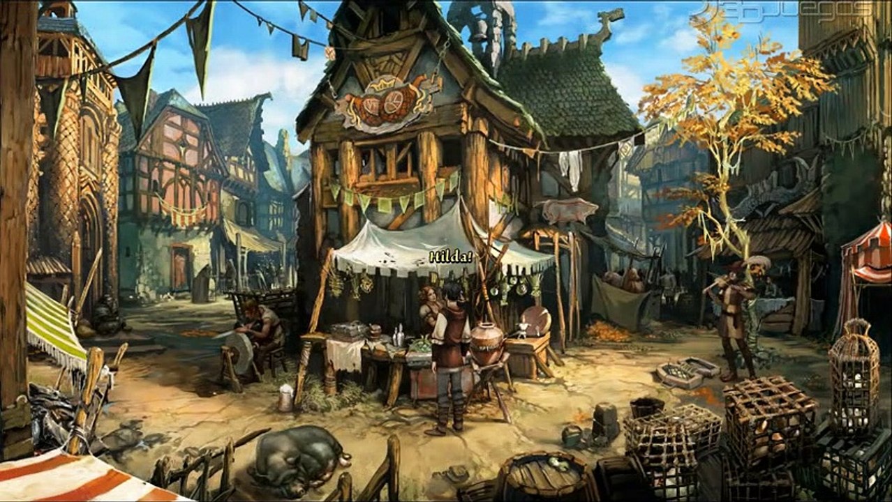 The Dark Eye Chains of Satinav: Gameplay: Primeros Pasos en Andergast