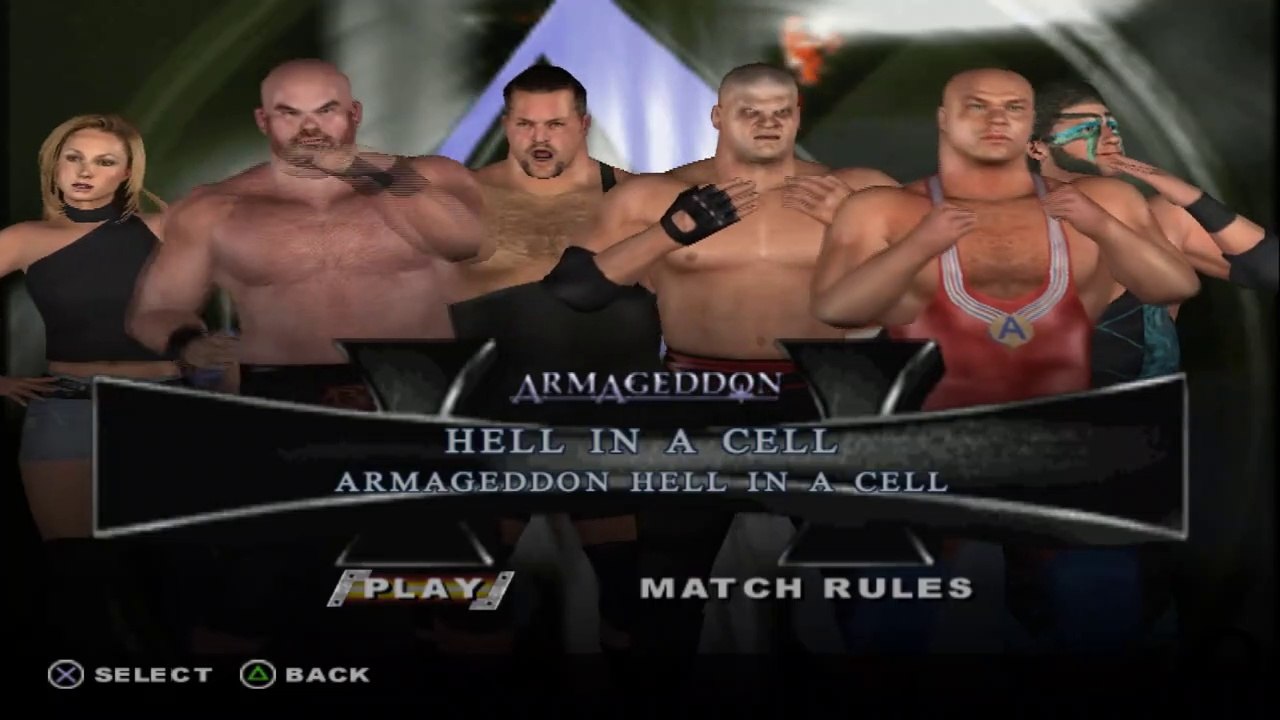 WWE SmackDown! vs. Raw Stacy Keibler vs A-Train vs Big Show vs Kane vs Kurt Angle vs Rico