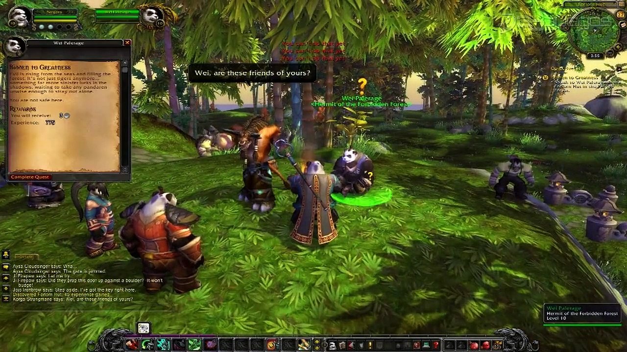 WoW Mists of Pandaria: Gameplay: La Horda y Alianza Cruzan sus Caminos