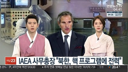 IAEA 사무총장 "북한, 핵 프로그램에 전력"