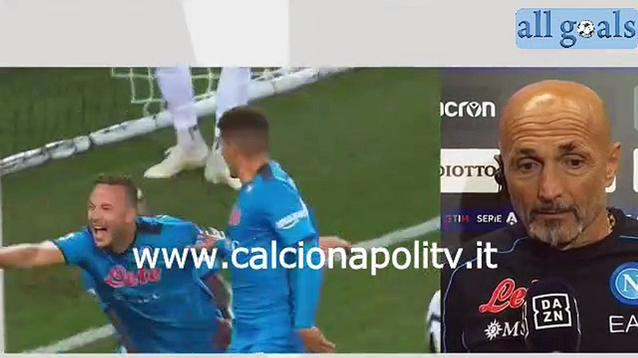Udinese-Napoli 0-4 20/9/21 intervista dopo gara Luciano Spalletti
