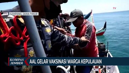 TNI AL Perluas Jangkauan Vaksinasi Hingga Kepulauan Kecil di Madura