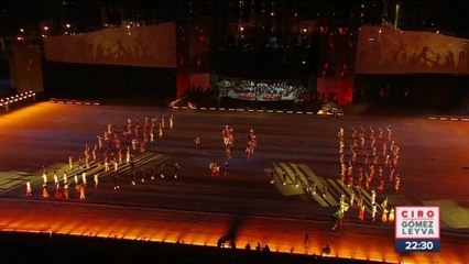 Festejo de 200 años de Consumación de Independencia en el Zócalo