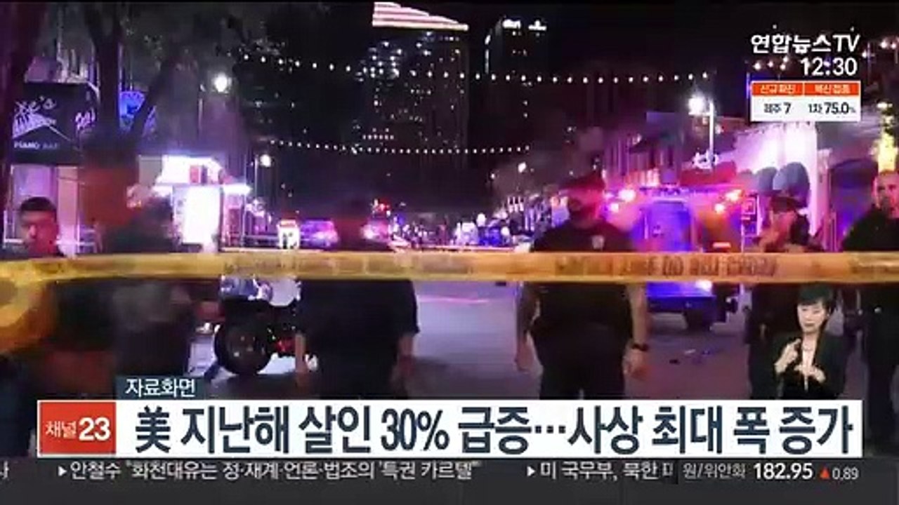 미 지난해 살인 30% 급증…사상 최대 폭 증가