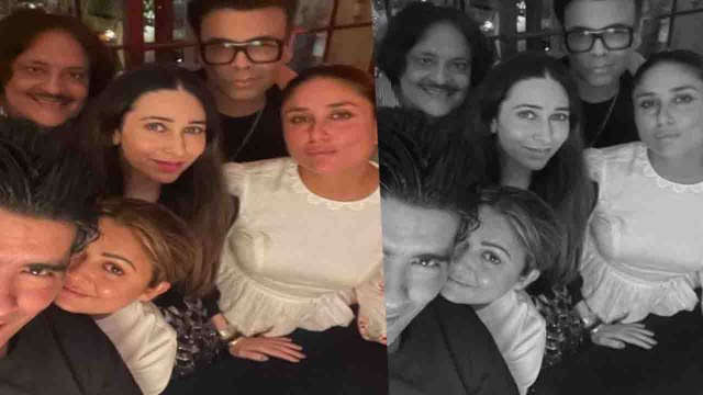 Kareena Kapoor Khan ने Manish Malhotra, Sanjay Mishra, और Karisma Kapoor के साथ की Party | FilmiBeat