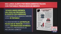 DEA lanza alerta por medicinas falsas que contienen fentanilo