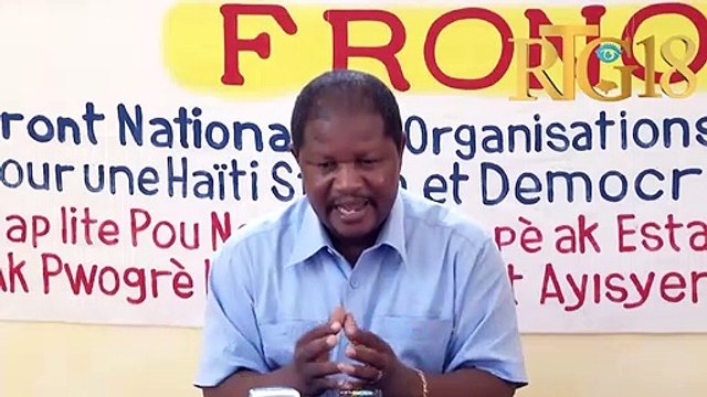 Kòdonatè jeneral FRONORHSD lan Rosemond Jean fikse pozisyon l sou remonte fenomèn ensekirite a