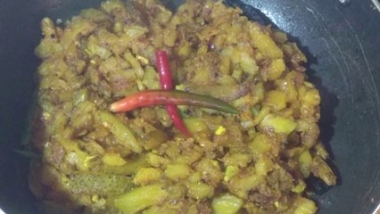 কাকরোল আলুর ভাজা চচ্চরি । কাকরোল আলুর রান্না । NITAR SATHE RANNABANNA