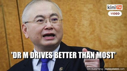 Download Video: Wee: Dr Mahathir drives better than most. MOT won't discriminate against senior drivers