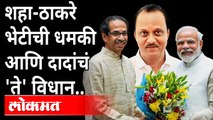 Amit Shah And CM Uddhav Thackeray Meeting आणि Ajit Pawar Statement | Maharashtra News