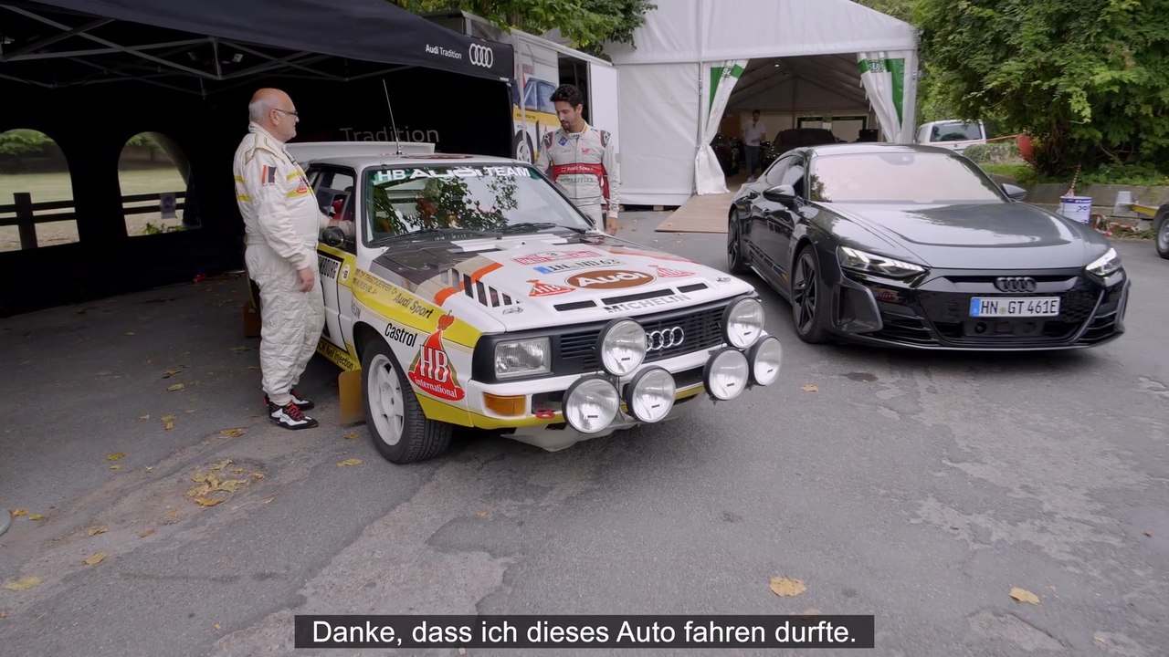 Audi - Zwei Weltmeister von 1984 und 2017 tauschen die Cockpits