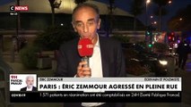 Eric Zemmour réagit sur CNews après son agression à Paris : 