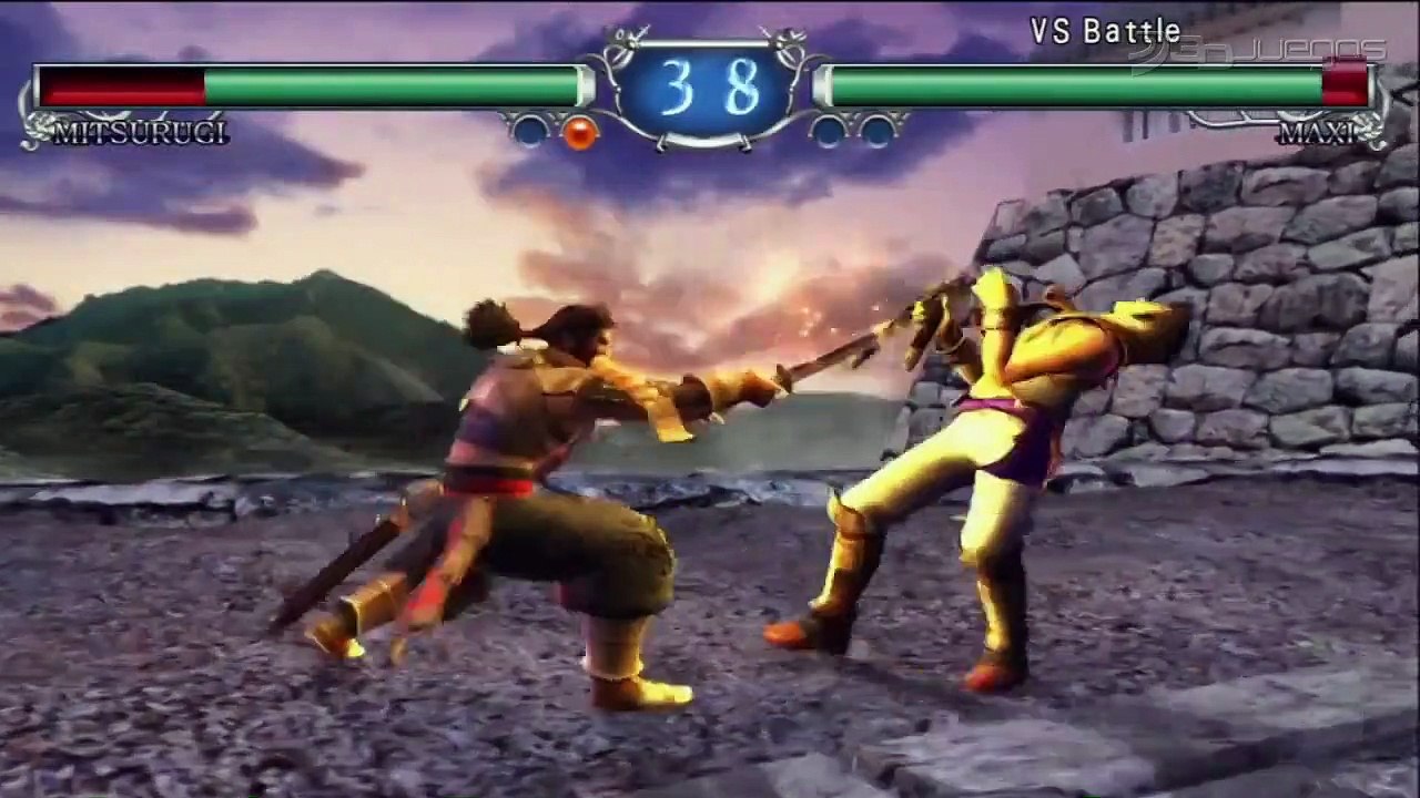 Soul Calibur II HD Online: Mitsurugi vs Maxi