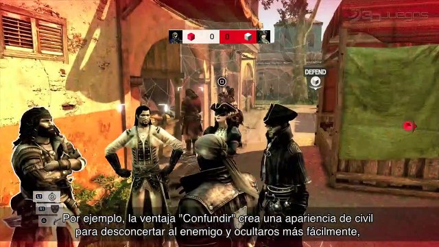 Assassins Creed 4: Características del Modo Multijugador