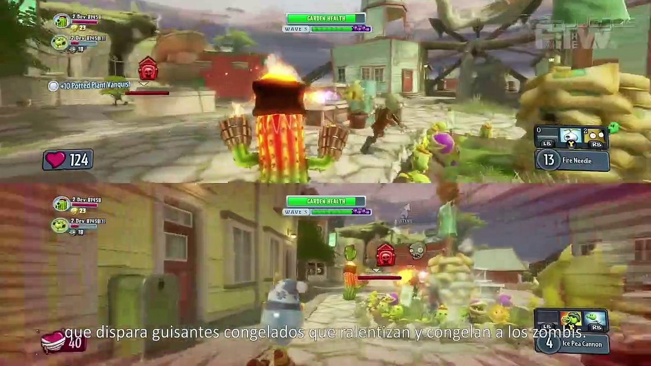 Plants vs. Zombies Garden Warfare: Juego Cooperativo a Pantalla Dividida y Modo Jefe