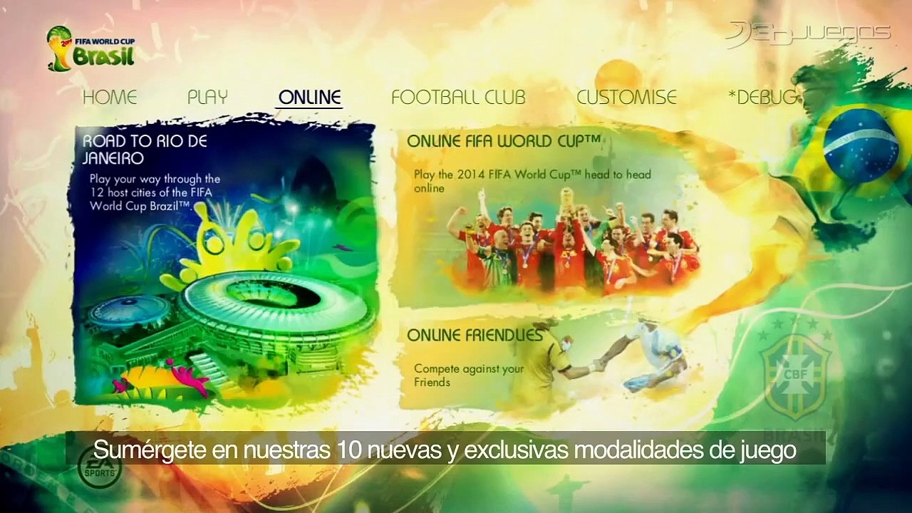 Mundial de la FIFA Brasil 2014: Modos de Juego