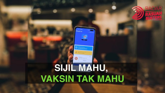 Sijil mahu, vaksin tak mahu