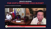 Senate hearing on proposed 2022 budget for Office of the Vice President