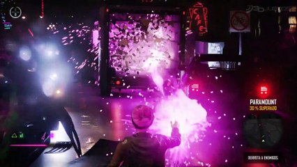 inFamous First Light: Gameplay 3DJuegos: Marcando Furgonetas