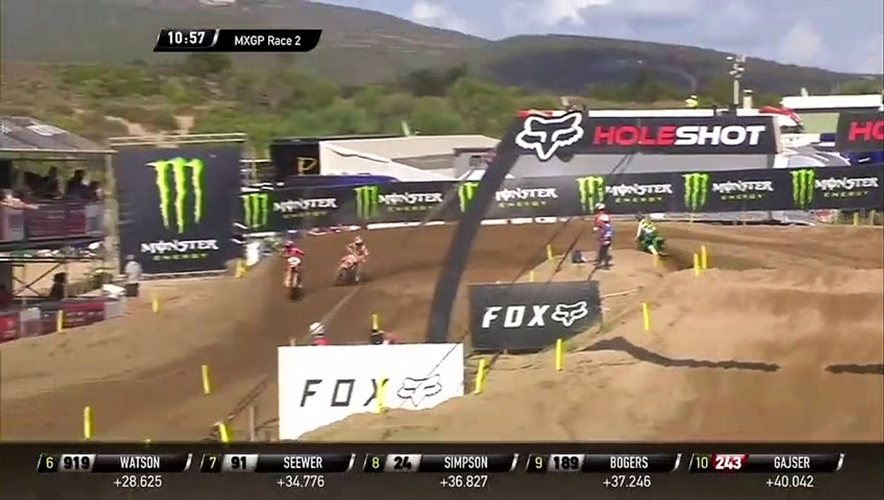 Herlings vs Prado battle   MXGP Race 2  MXGP of Sadegna 2021 motocross