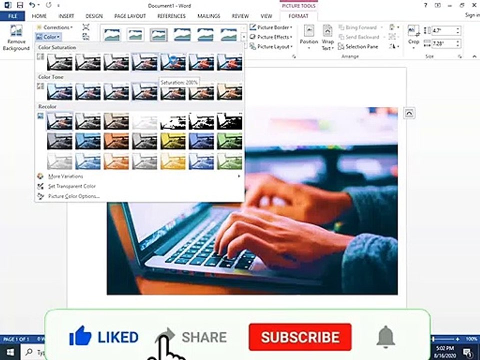 Microsoft Word 2013 Urdu tutorials Pictures, Online Pictures, and Shapes - class 17 | Technical Buddy