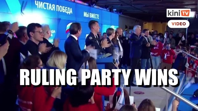 Russia's ruling party loses seats but wins election