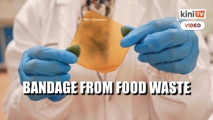 Would you wear food waste as a bandage?