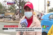 SMP: vecinos viven atemorizados por la violencia causada por un indigente