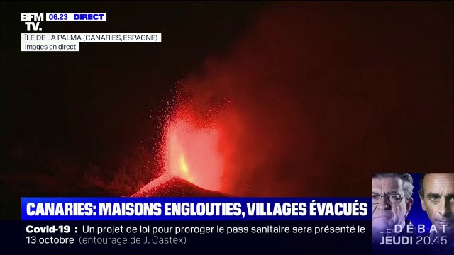 Aux Canaries, la lave du volcan Cumbre Vieja continue de se déverser
