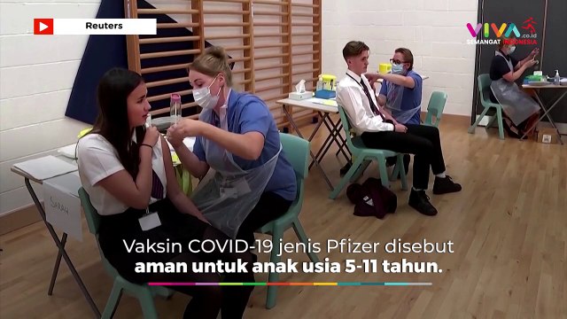 Vaksin Pfizer Diklaim Aman untuk Anak Usia 5-11 Tahun