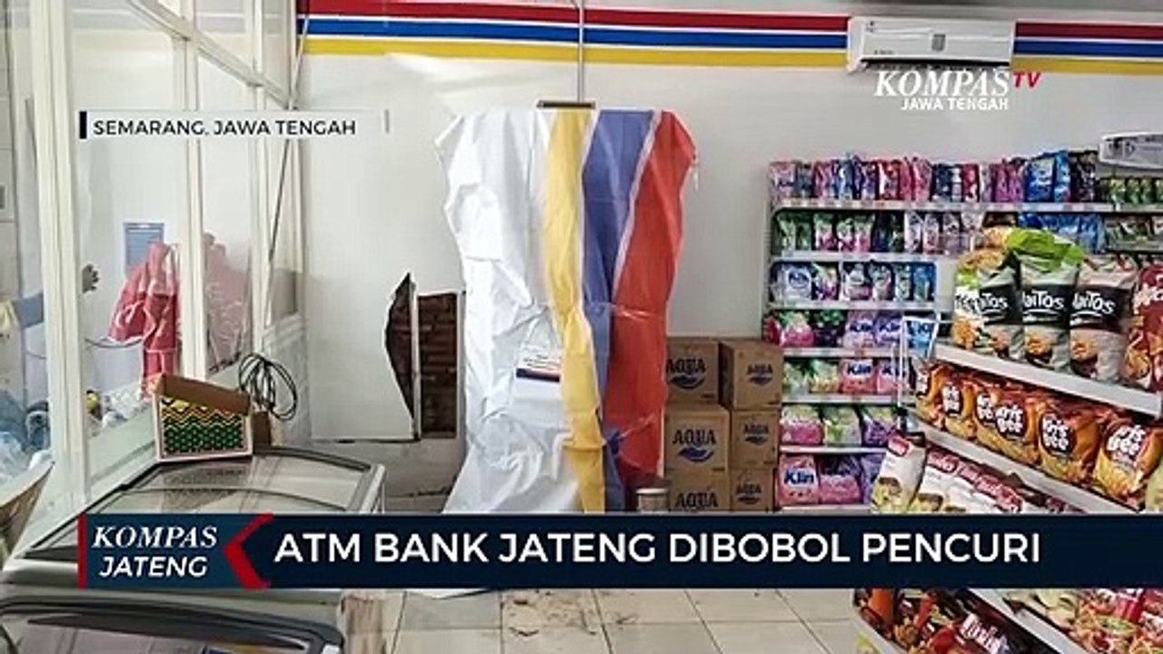 ATM Bank Jateng Dibobol Pencuri